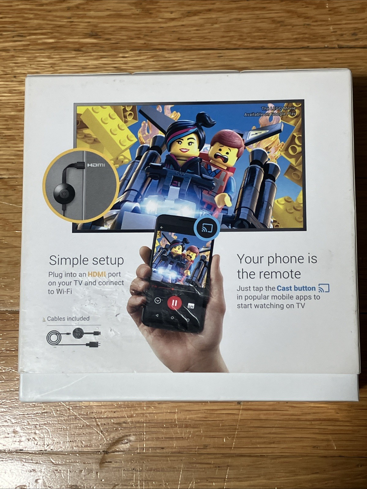 Google Chromecast (2nd Generation) HD Media Streamer – Black