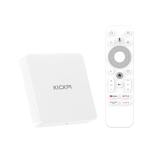 4K Android TV Box, Google Certified, 2GB RAM, 32GB ROM, Voice Search, Bluetooth