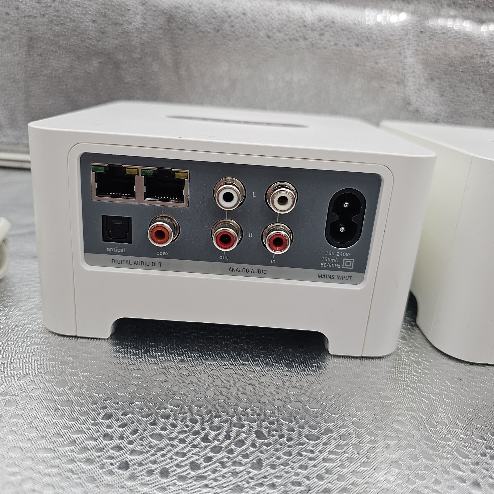 Sonos Connect Smart Wireless Stereo Adaptor – White Lot Of 2 With Power Cords