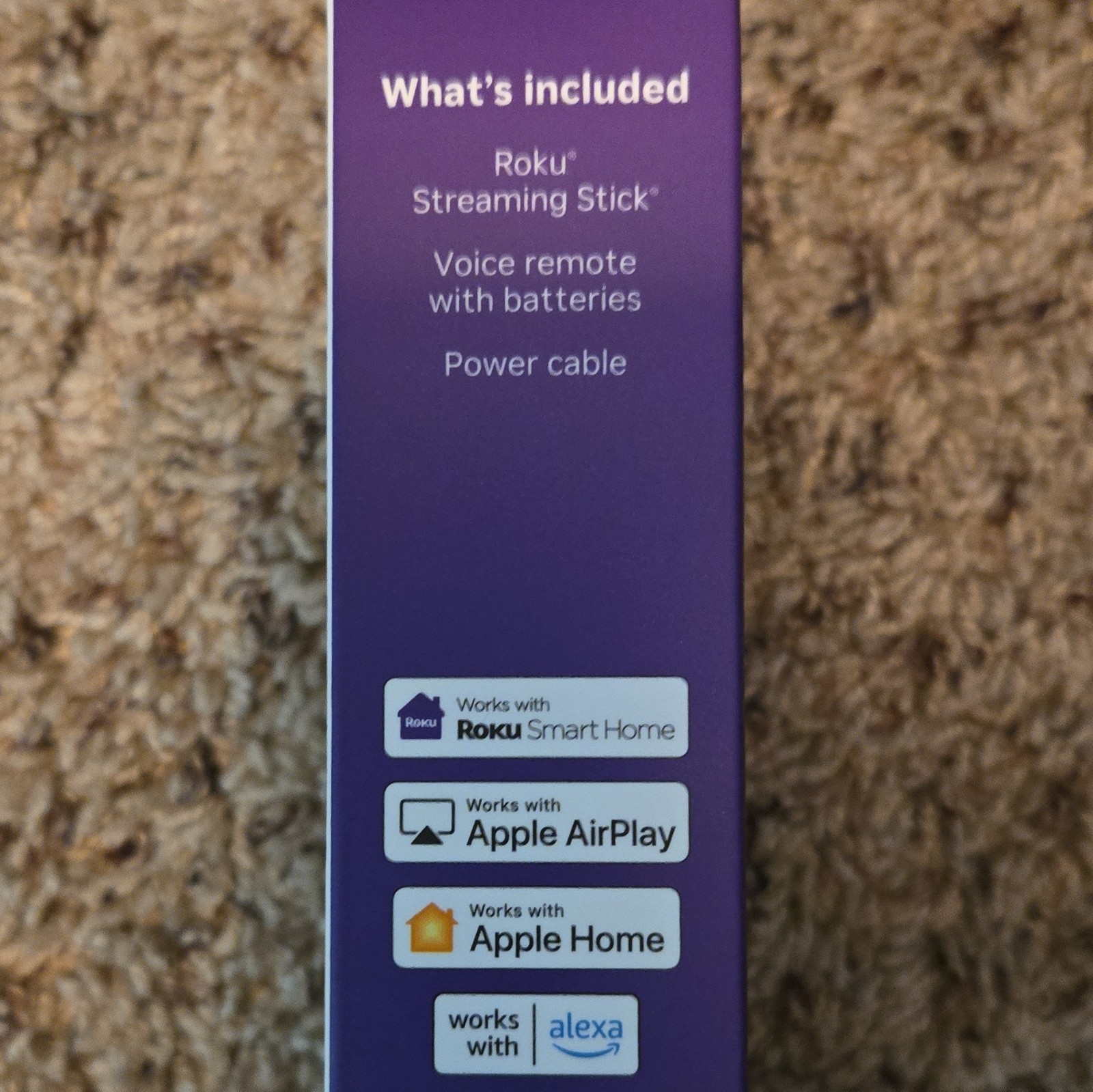 Roku Streaming Stick HD HDMI/Wi‑Fi Dongle w/ Voice Remote, Batteries & Cable