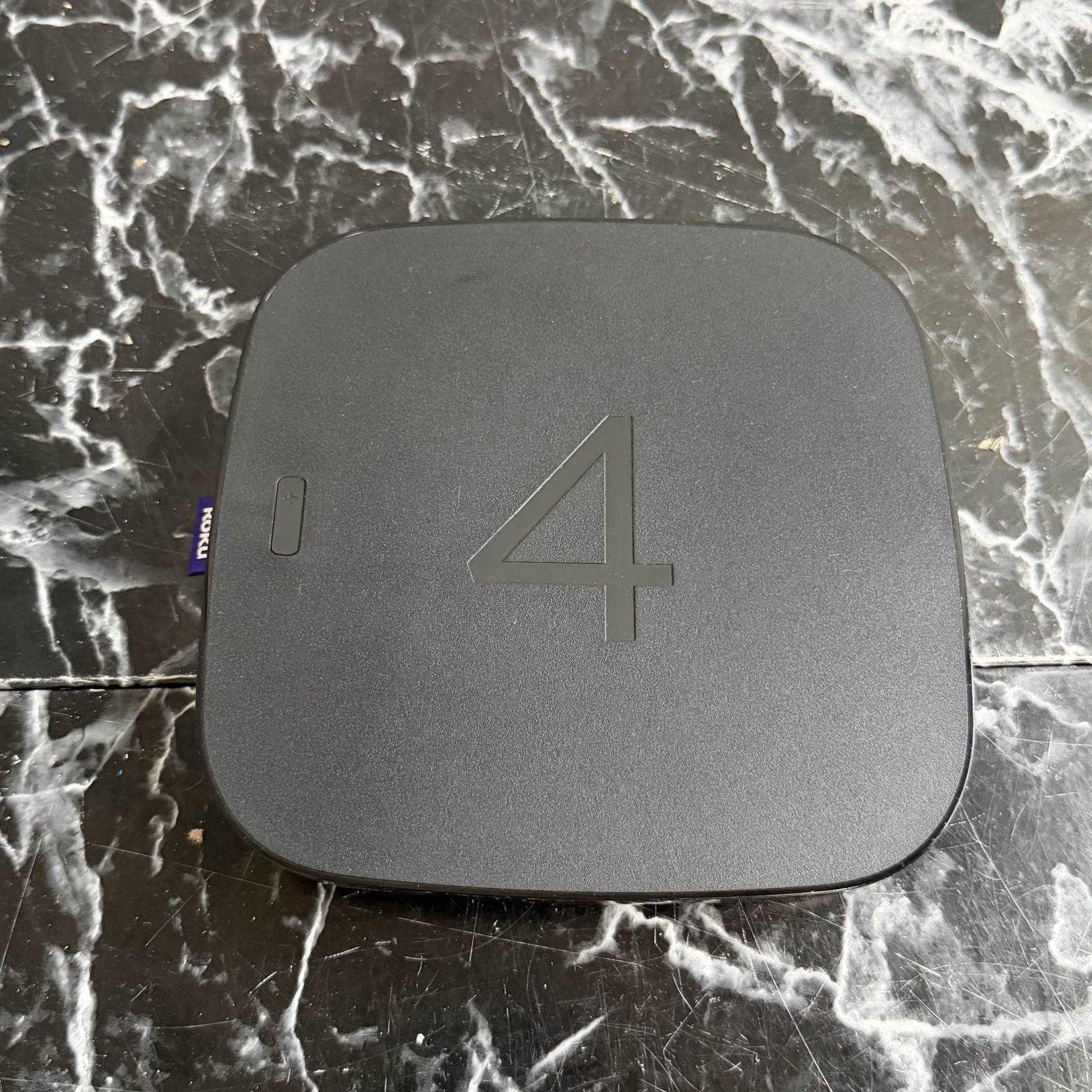 ROKU 4400X with remote, power cable, and HDMI cable