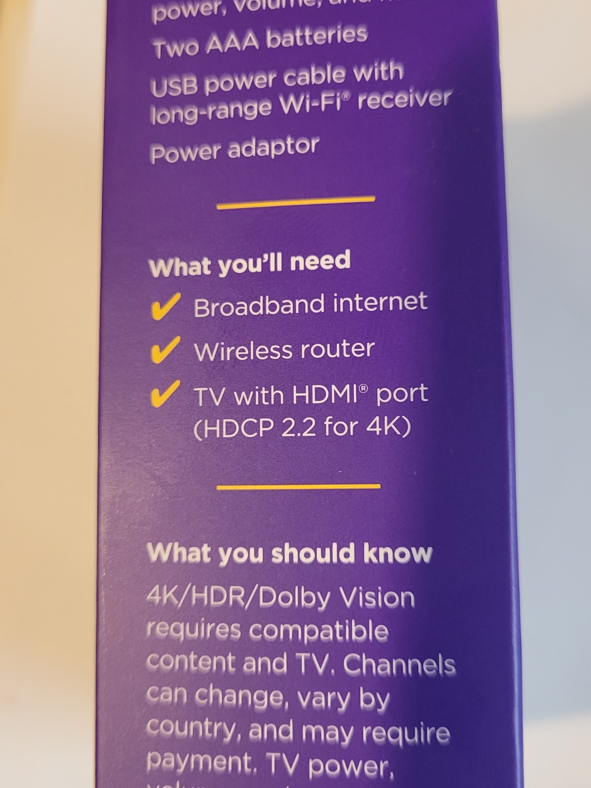 New Roku Streaming Stick 4K/HDR/Dolby Vision Streaming Device with Remote