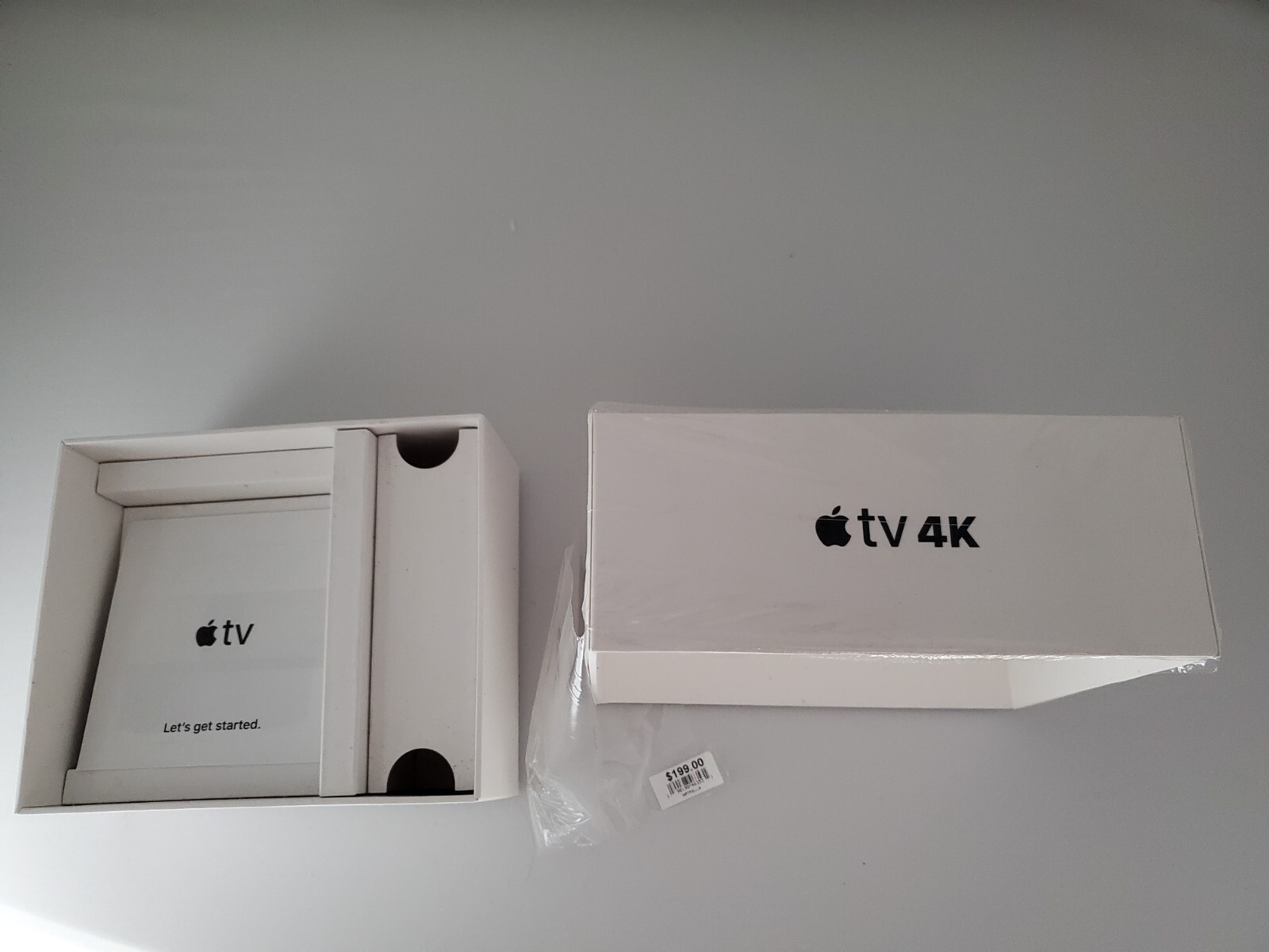 BOX ONLY Apple TV 5th Gen 4K HDR 64GB Black MP7P2LL/A A1842 Replacement box