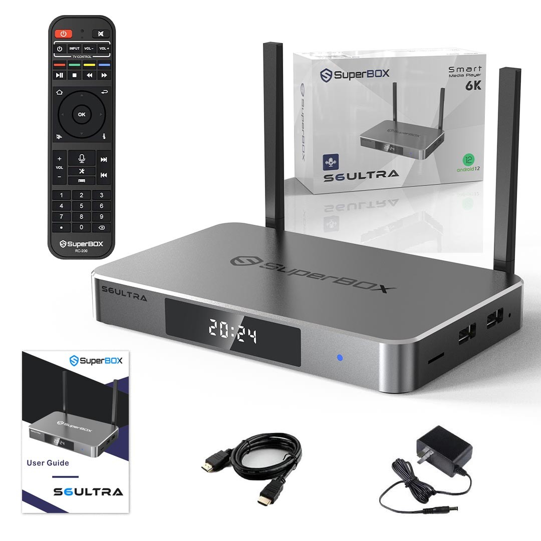 SuperBox S6 Ultra TV BOX New Options for Home Entertainment Shipping Same Day