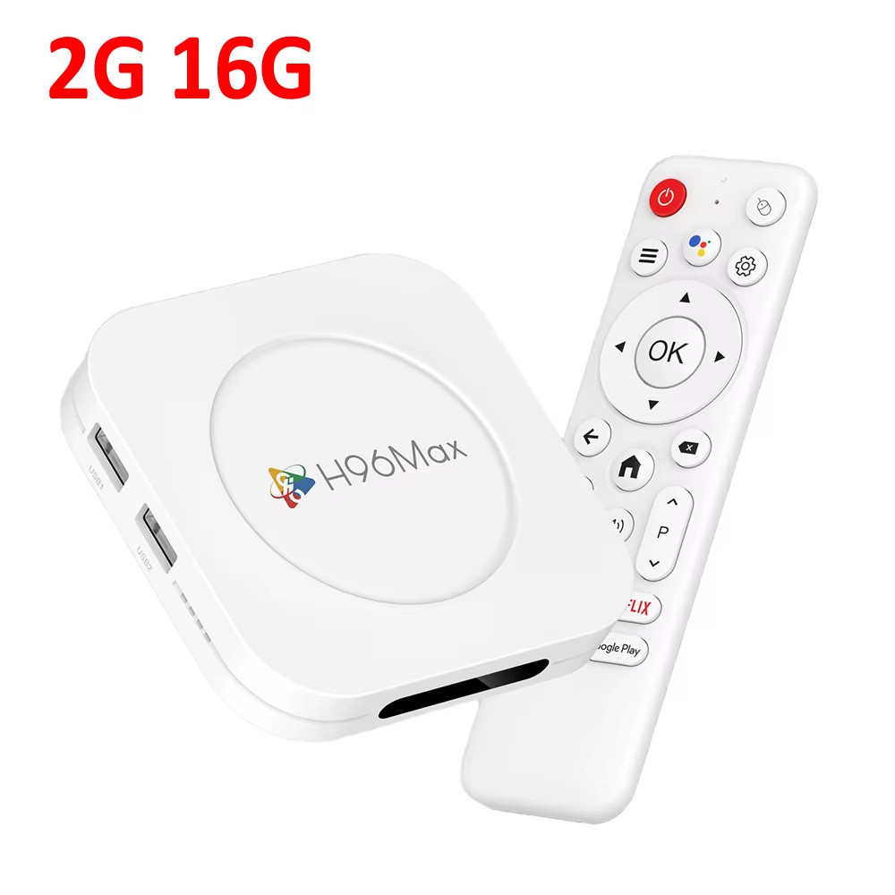 Smart TV Box Android 14.0 H96 MAX M1 Plus RK3528 Mouse Assistant Bluetooth5.4 WI