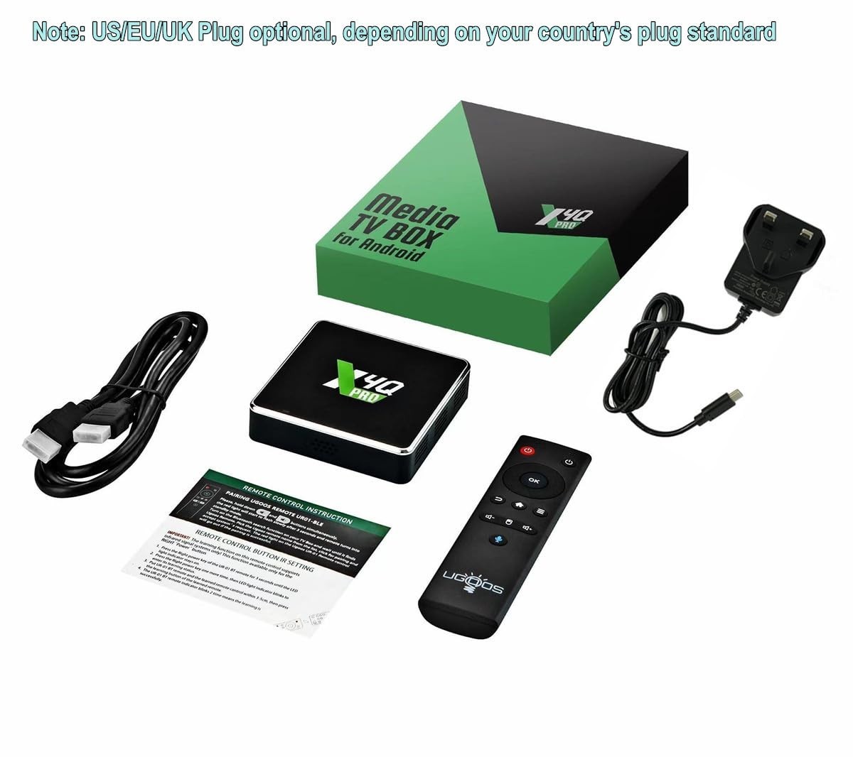 Android TV Box 4GB RAM 32GB ROM 4K HDR Dual WiFi BT 5.1 USB 3.0 Ethernet S905X4