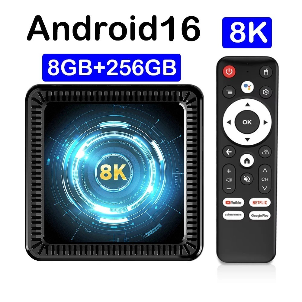 Q19 Smart TV Box Android 16 Allwinner H618 8K Media Player WiFi 5G BT6.0 Fast