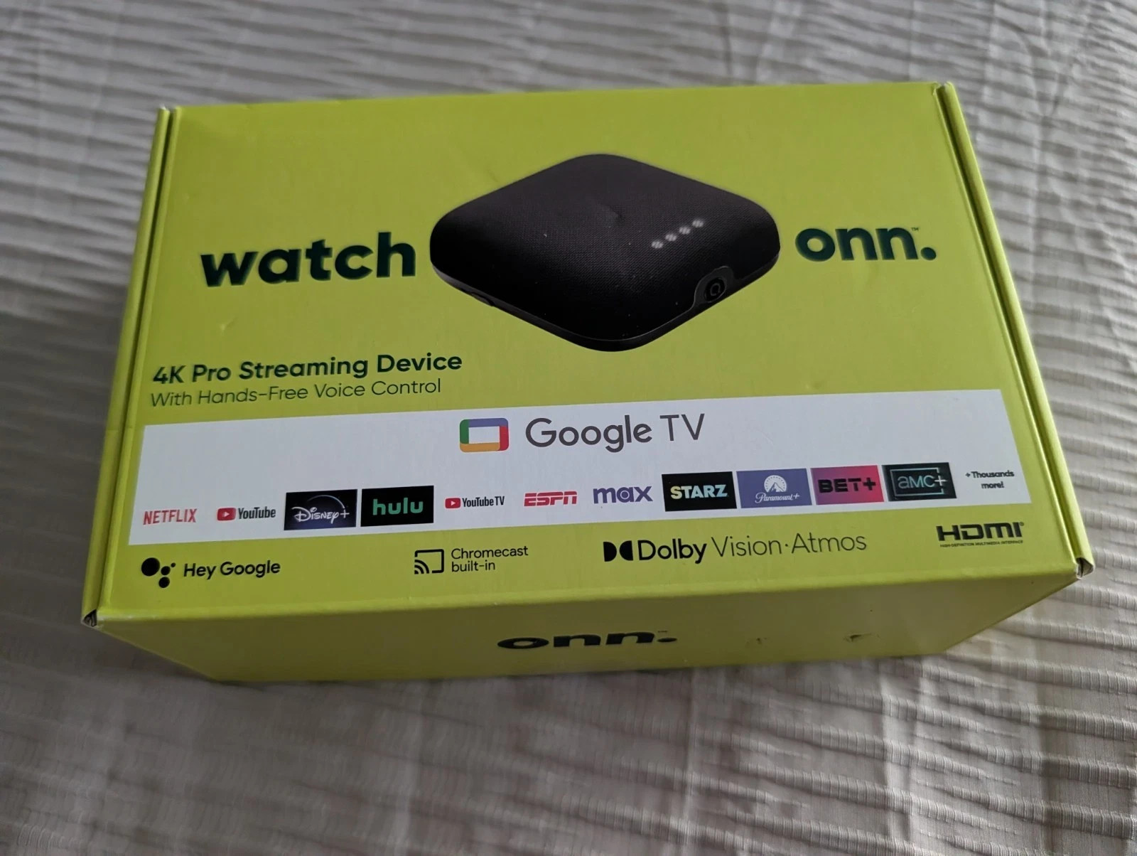 Onn 4K Pro Streaming Device