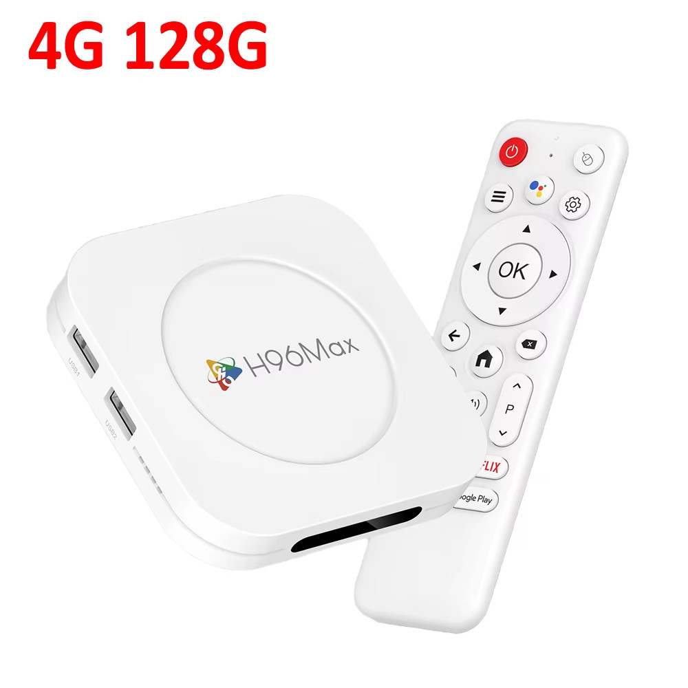Smart TV Box Android 14.0 H96 MAX M1 Plus RK3528 Mouse Assistant Bluetooth5.4 WI