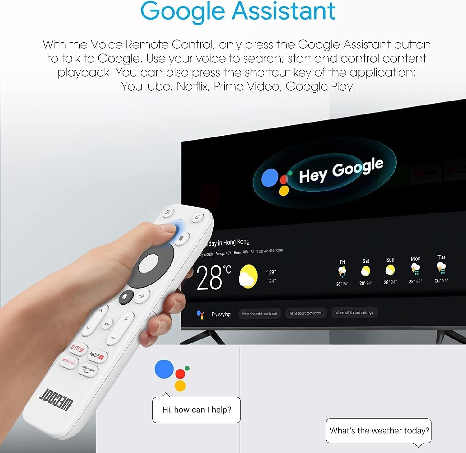 MECOOL KM2 Android 11 TV Box 2G 16G S905X4-B Wifi BT5.0 HDR 4K Prime Video