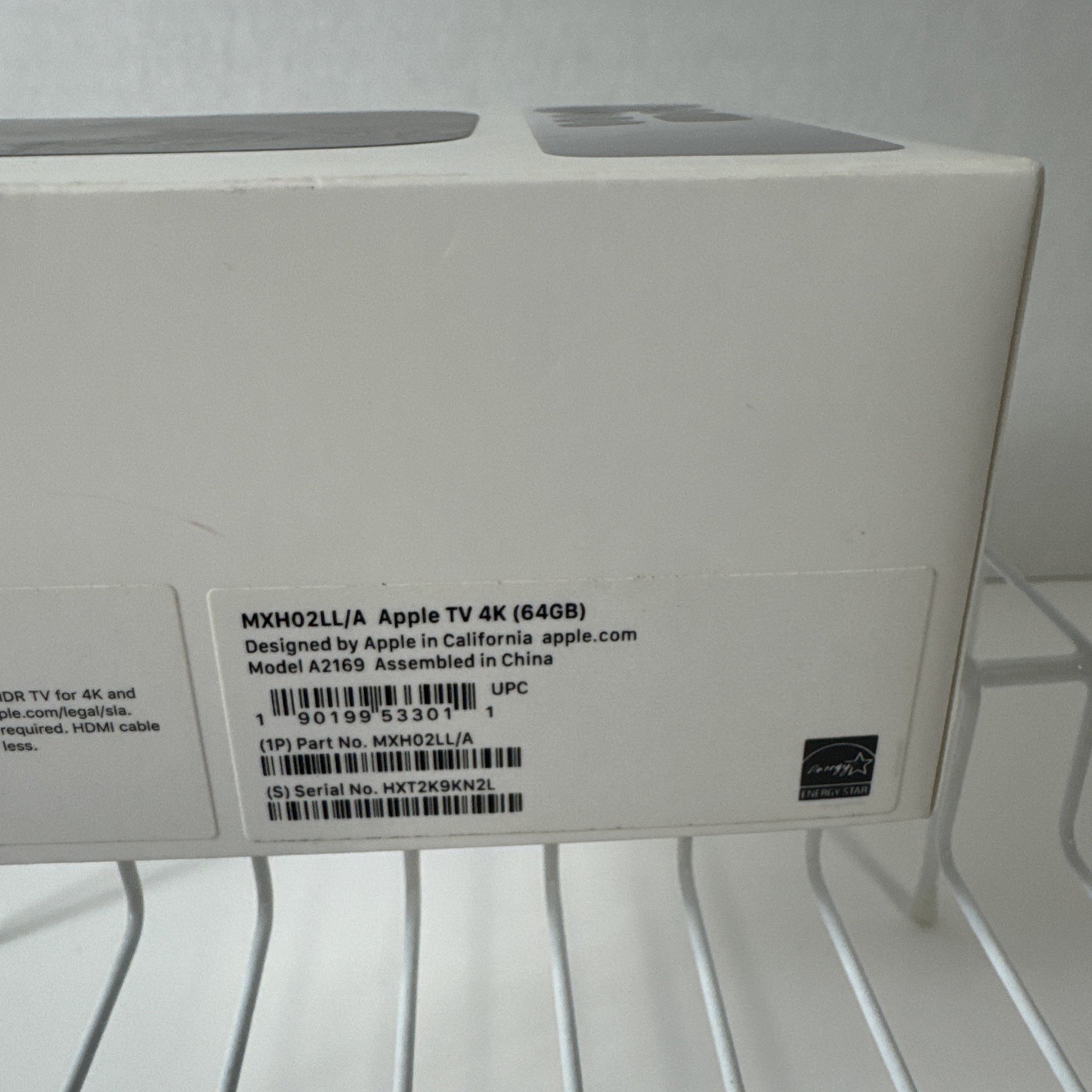 Apple TV 5th Gen 4K HDR 64GB A2169 Black | Empty Box Only |