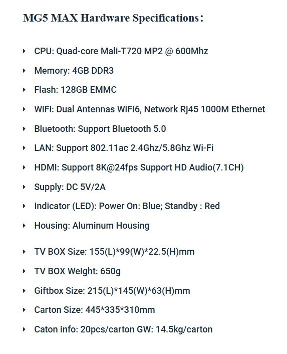 4K Streaming Video Device | Fast WiFi 6 | Voice Remote | 4GB 128GB Media Box