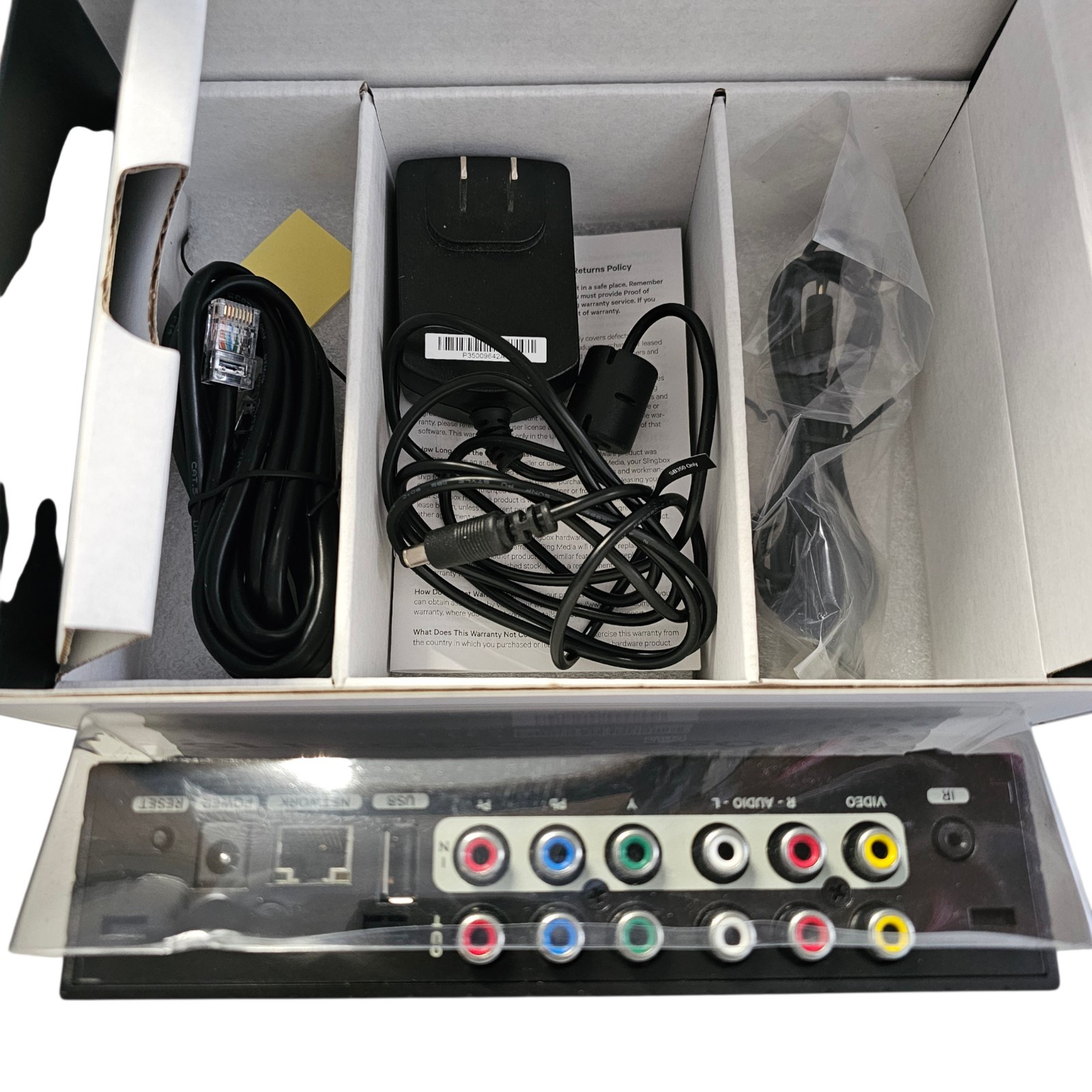 Slingbox 350 Media P{layer WATCH TV ANYWHERE Digital High Definition Video READ