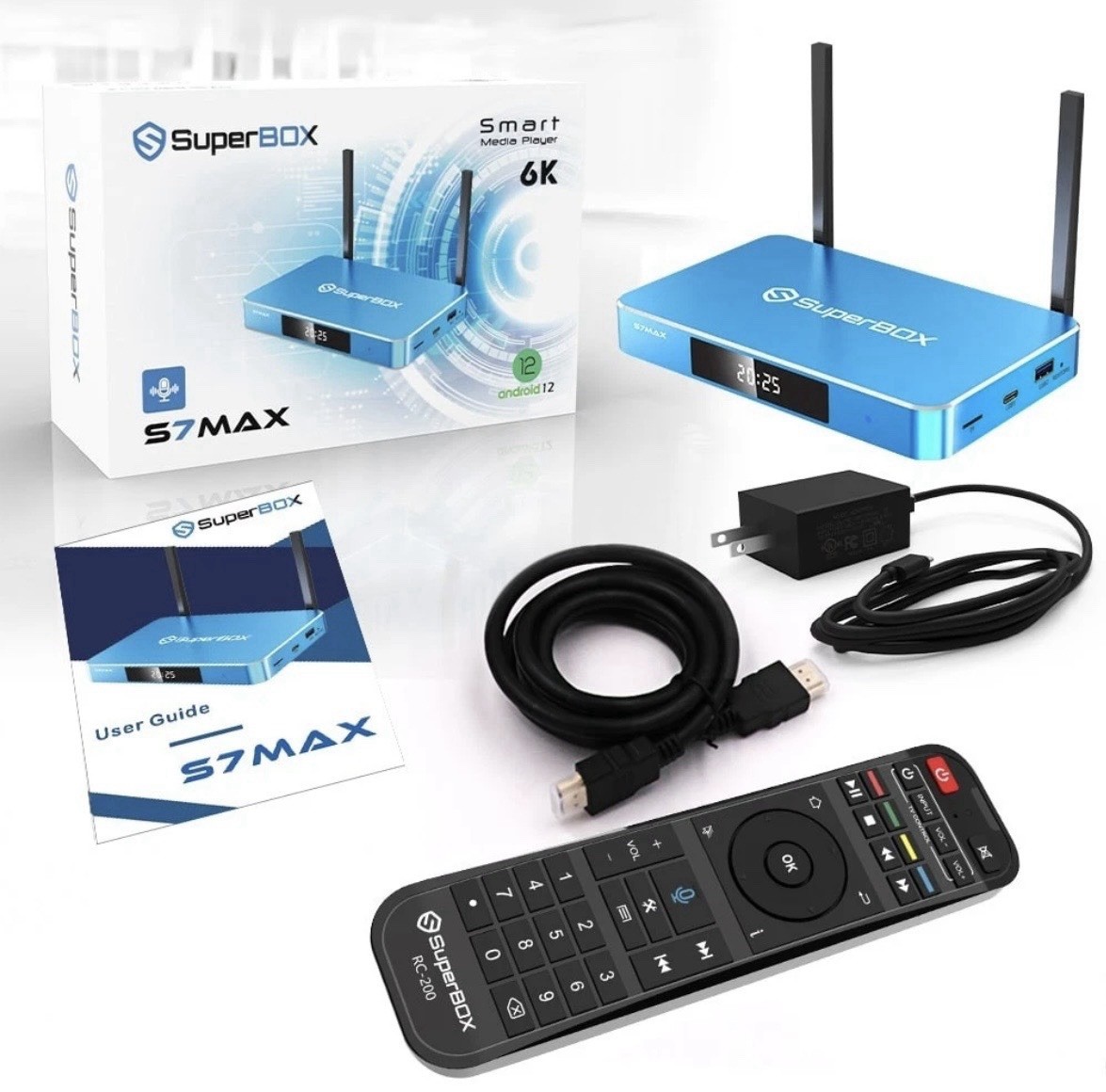 🔥2026 SUPERBOX S7 MAX! 🇺🇸FREE AIR SHIPPING! ✈️NEWEST GEN! AUTHORIZED SELLER🏆
