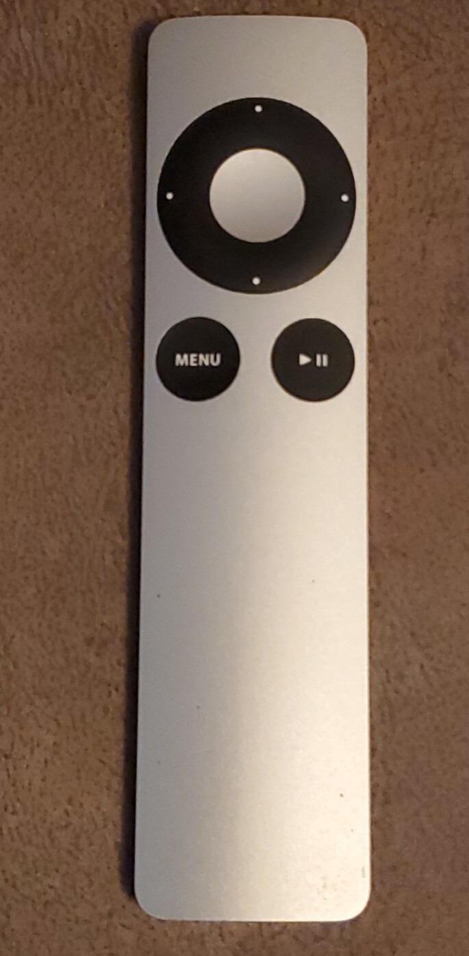 APPLE TV A1469 3rd Gen WI-FI HDMI Optical 2012 Black Remote Power Cord Tested