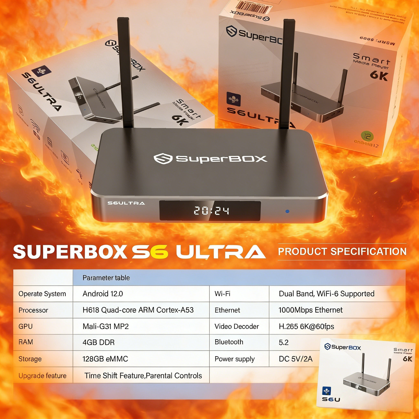 Genuine SuperBox S6 Ultra Authorized Seller | 24/7 Tech Support | Same Day Shipp