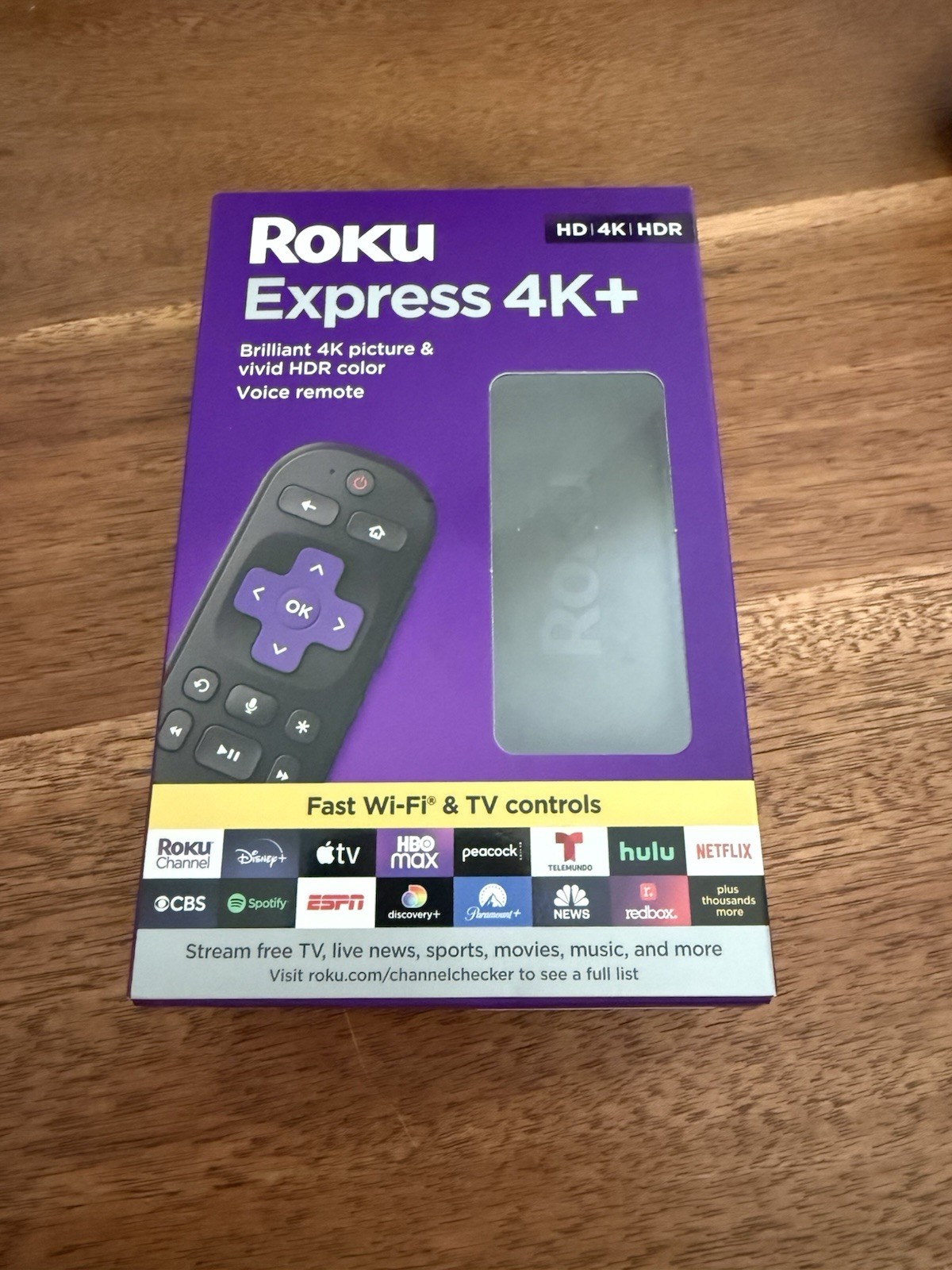 Roku Express 4K+ Streaming Player New and Sealed