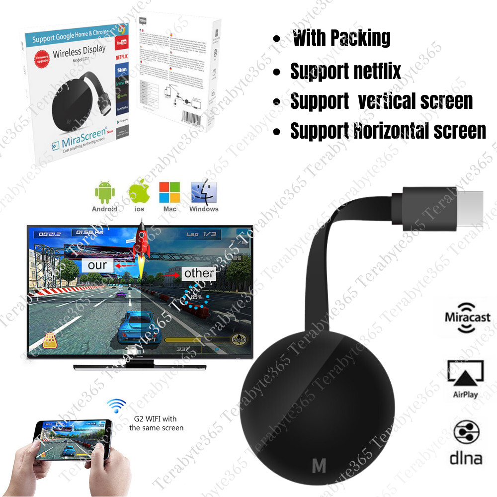 Wifi Wireless HDMI Mirror Screen Display Adapter 1080P TV Video Miracast Dongle