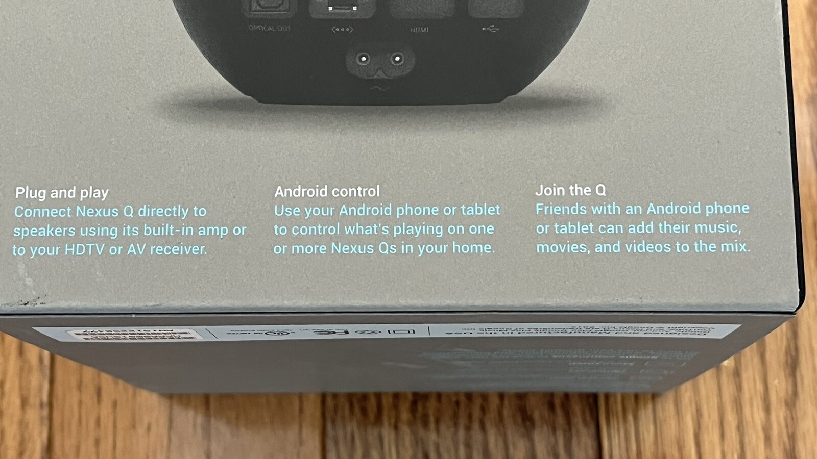 **New**Sealed** Google Nexus Q streaming digital media player, !Google History!
