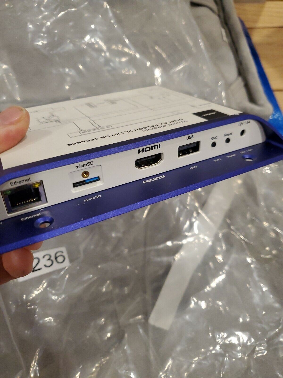 BrightSign HD1024 | Full HD Expanded I/O HTML5 Player NO POWER CORD ! #0236