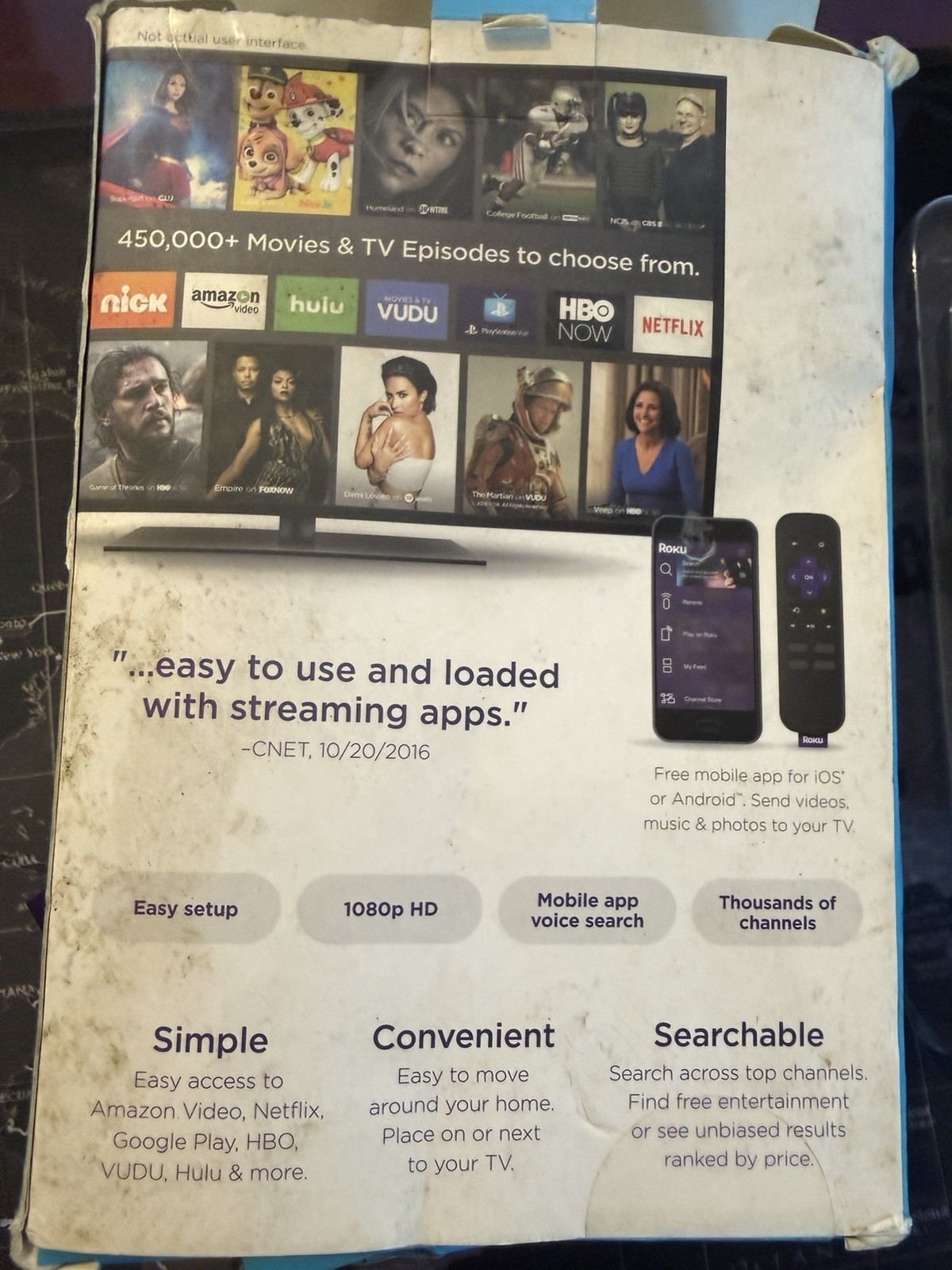 Roku Express (5th Generation) Media Streamer 3700R – Black