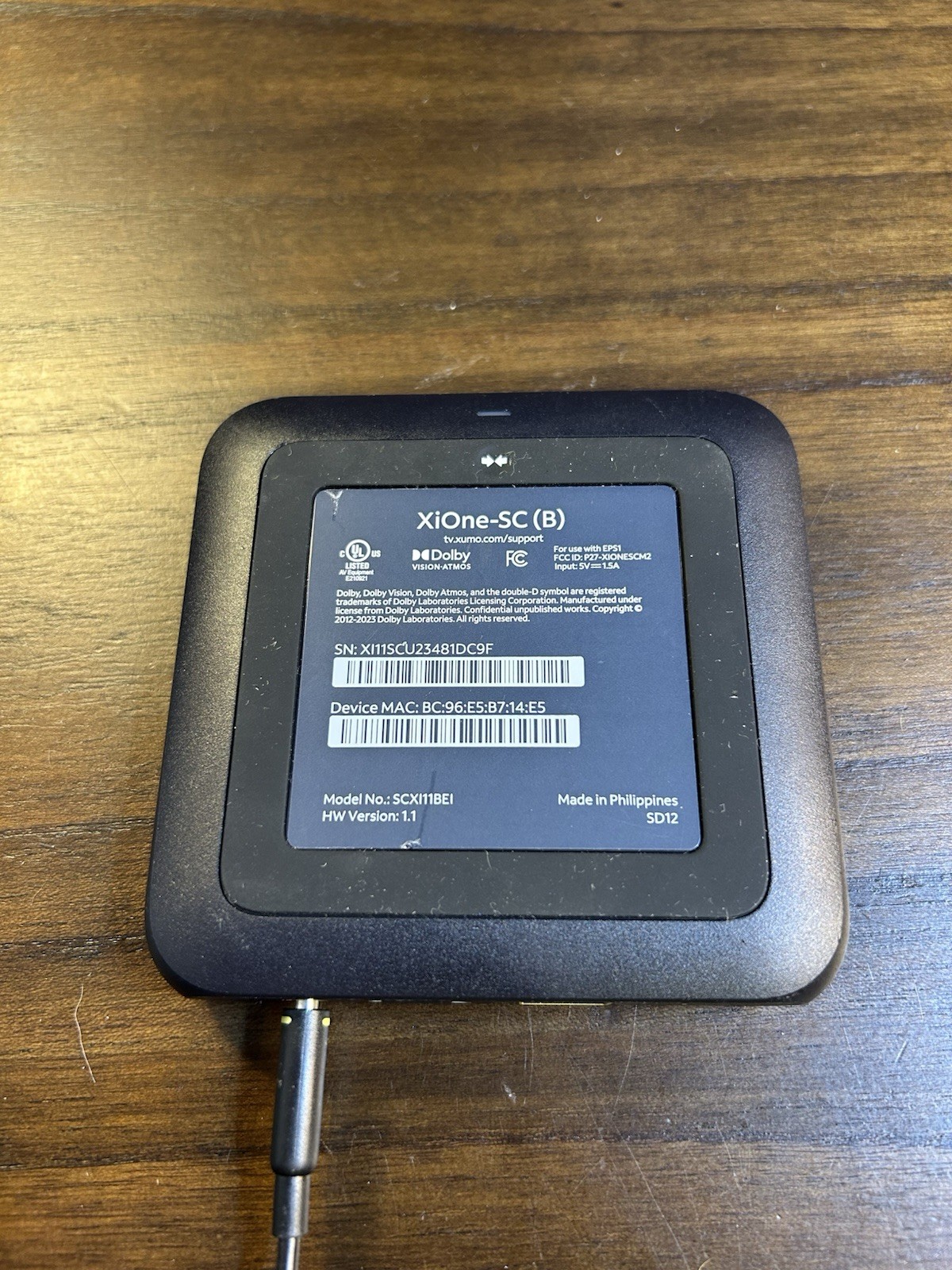 Xumo Stream Box SCXI11BEI XiOne-SC(B) 4K Ultra HD No Remote Tested