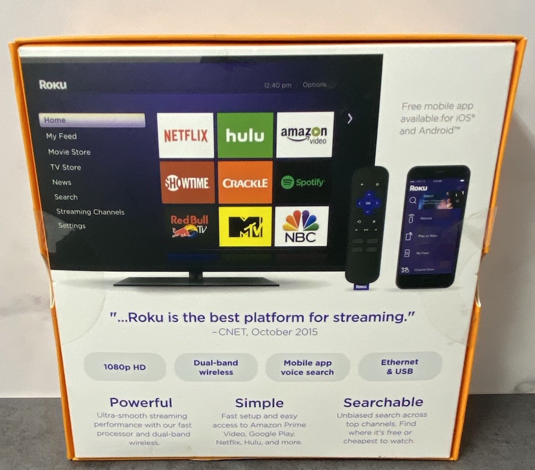 Roku 2 Network Audio/Video Player – Wireless LAN – Black – Dolby Digital 5.1 – I