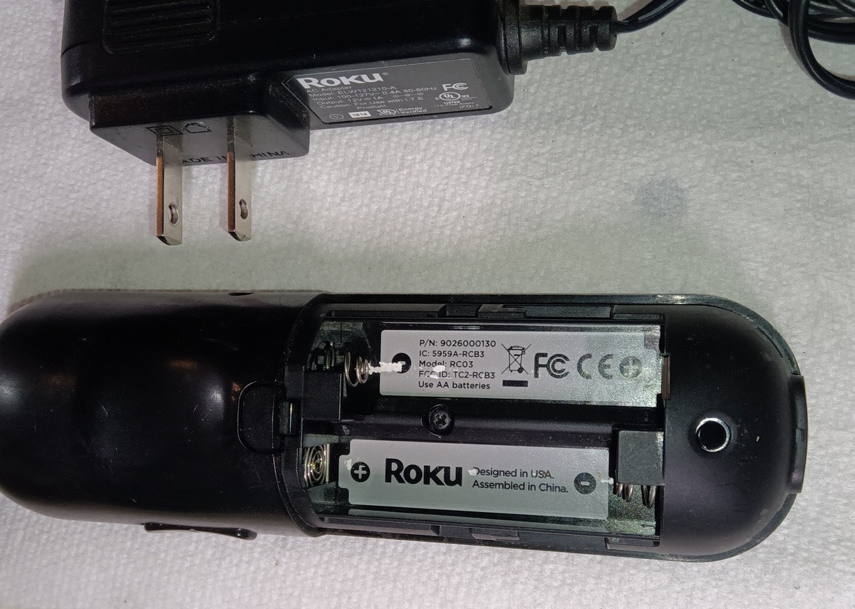 Factory POWER SUPPLY and Remote for Roku 3 and LTE