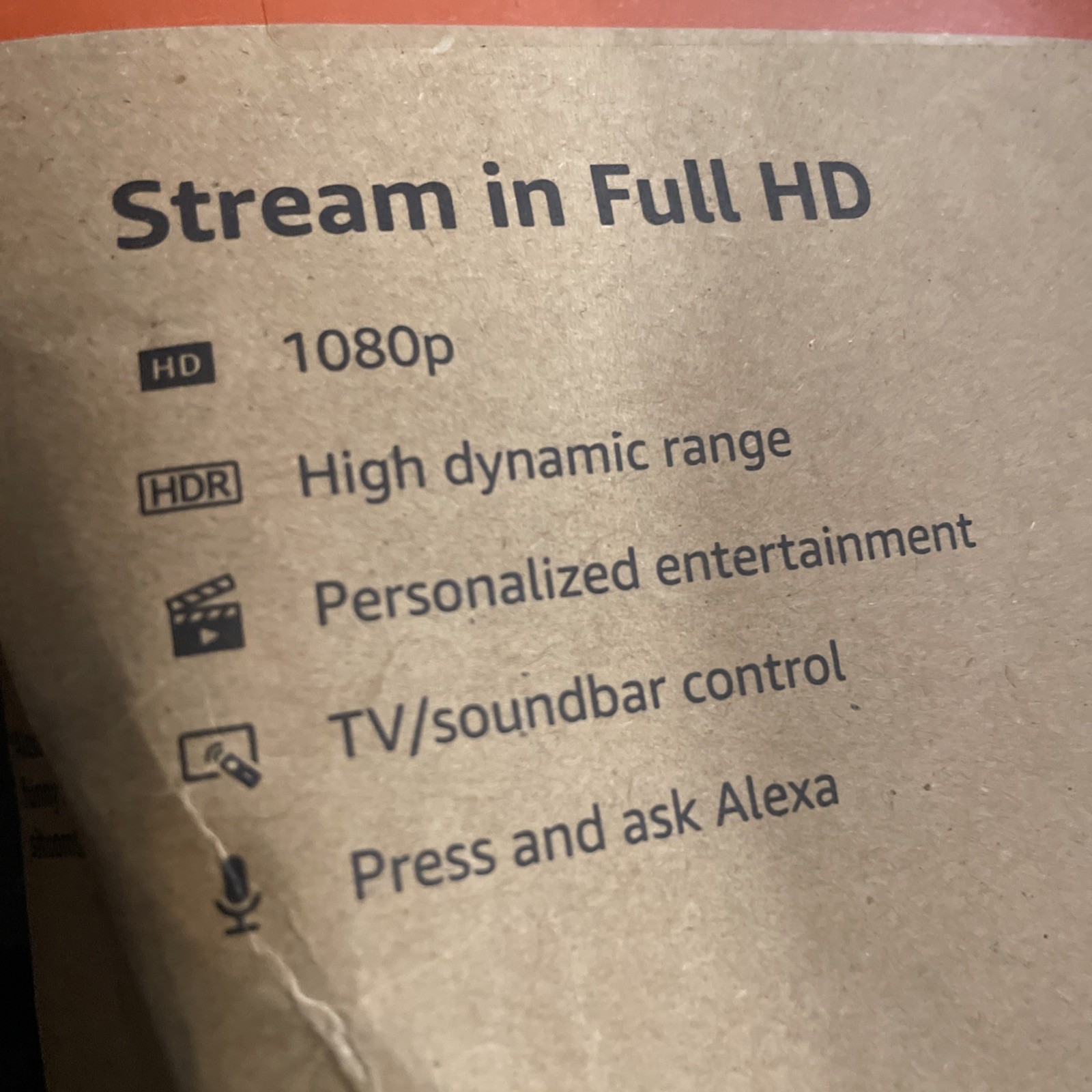 Amazon Fire TV Stick HD (2024) BOCQMRKRV5 8gb WiFi 5