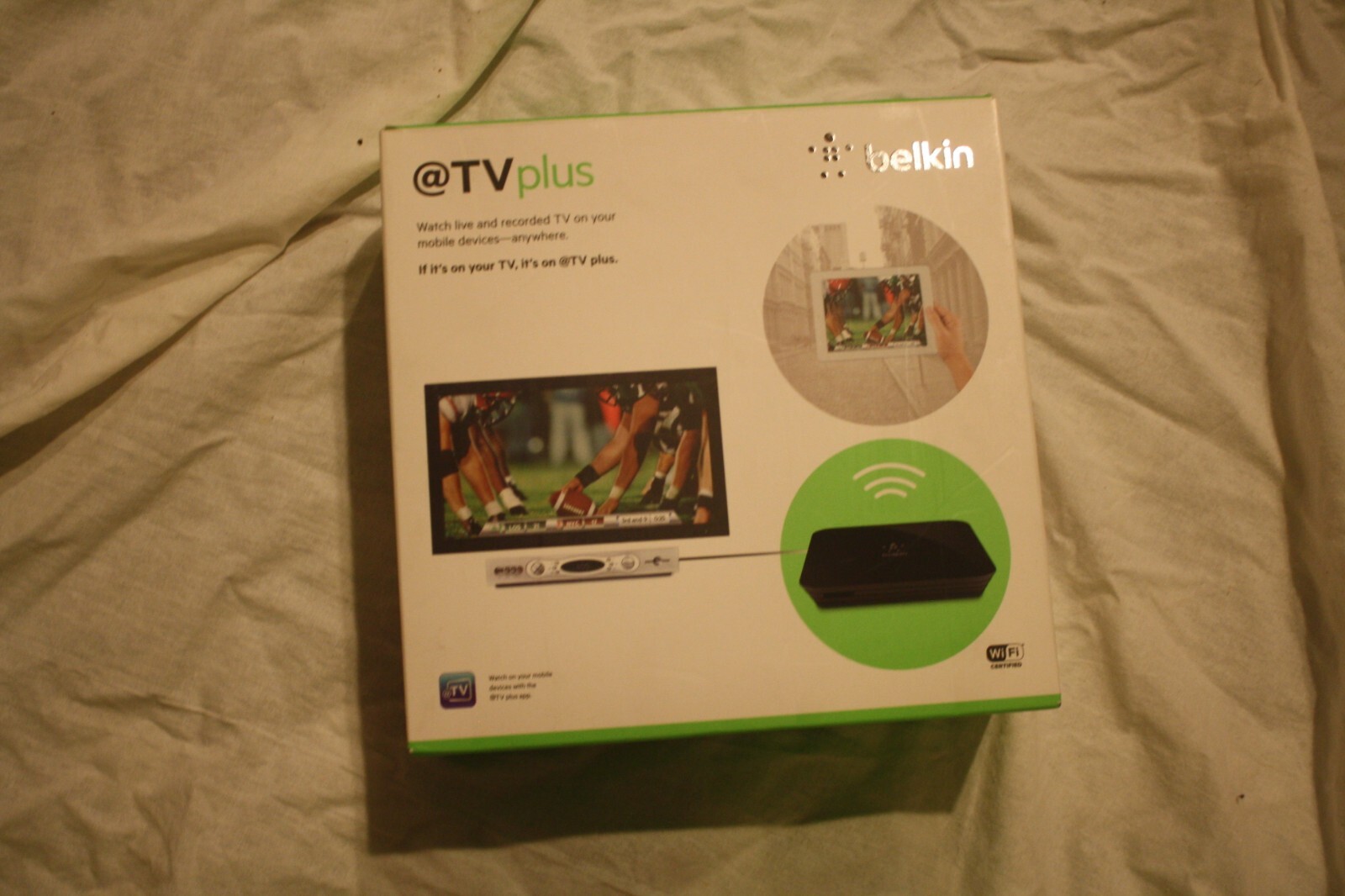 Belkin @TVplus Digital HD Media Streamer New sealed box