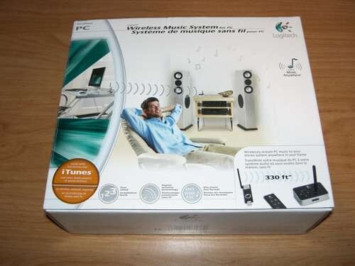 Logitech Wireless Music System For Pc, USB Transmitter Stereo Receiver NEW