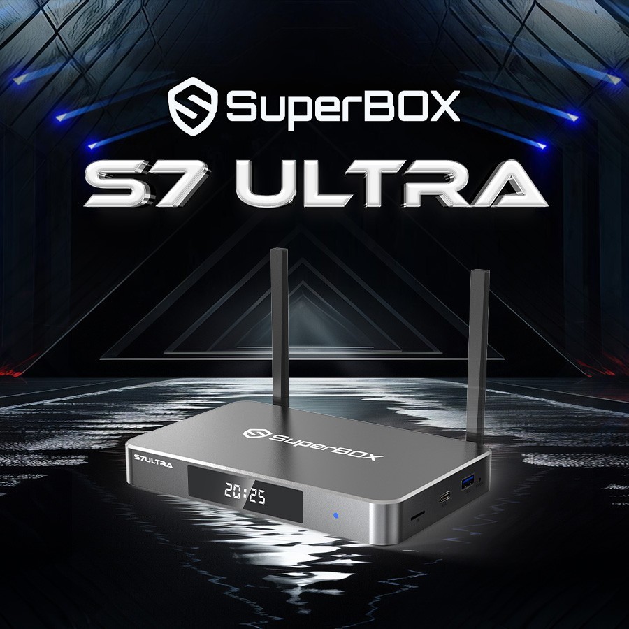 SuperBox S7 Ultra 128GB 6K TV Box w/ Backlit Remote – Authorized Dealer