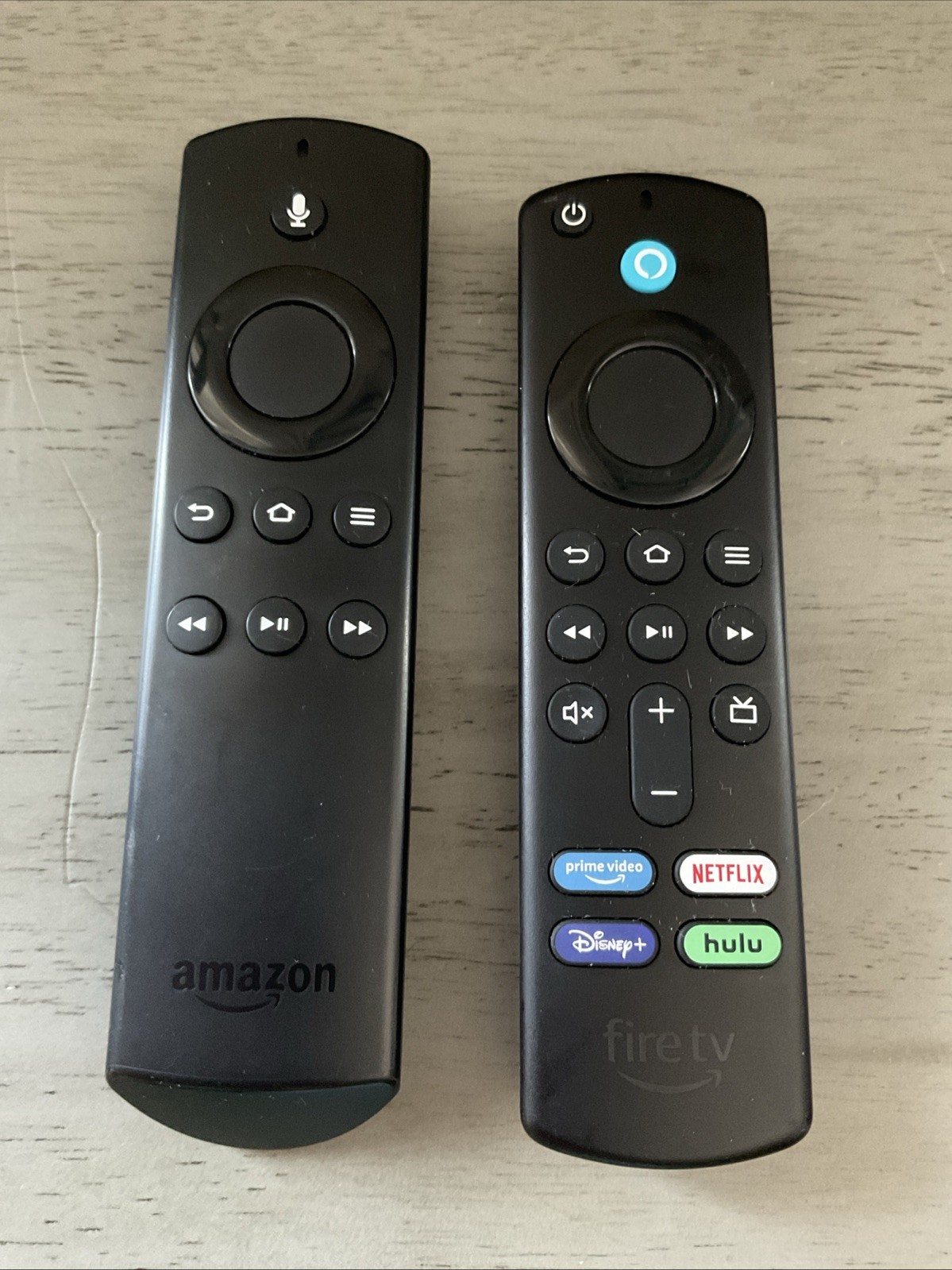 AMAZON Fire TV Stick Remotes Lot Of 2 Different