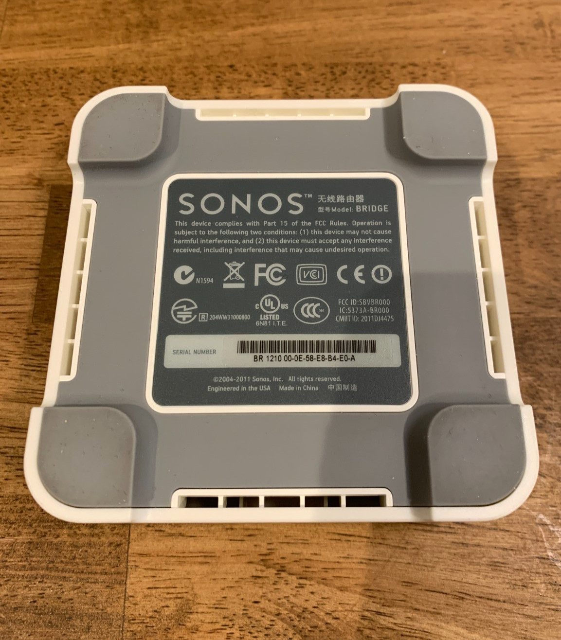 Sonos Bridge Wireless HiFi System – White