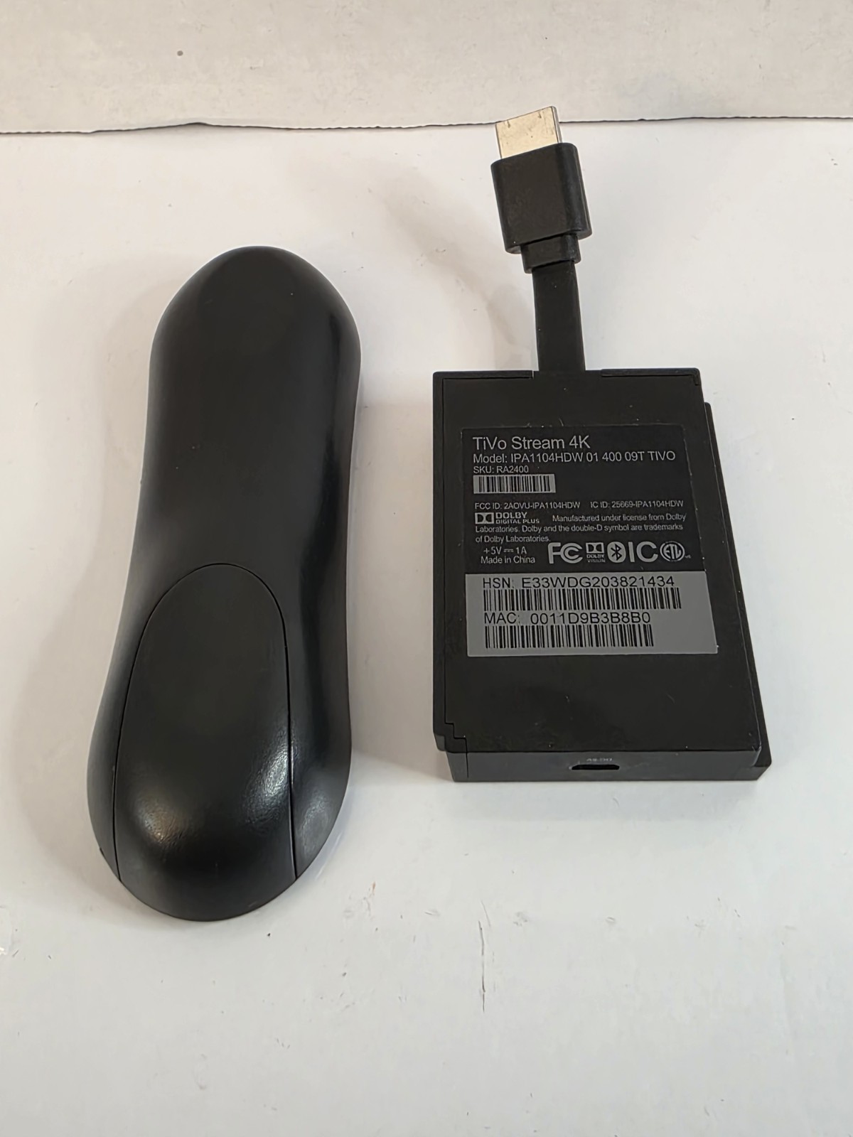 TiVo Stream 4K (RA2400) 2160p Streaming Media Player with Remote Control