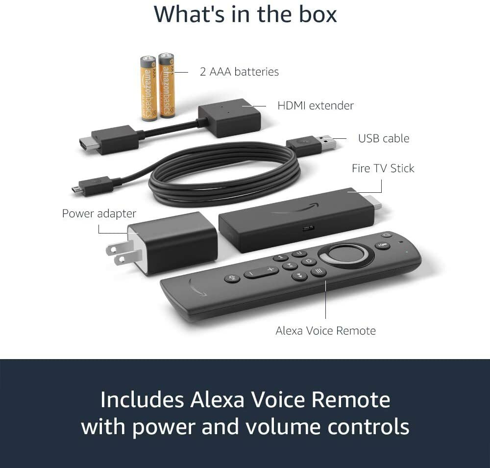 Fire TV Stick 3rd Gen with Alexa Voice Remote (includes TV controls) | HD stream