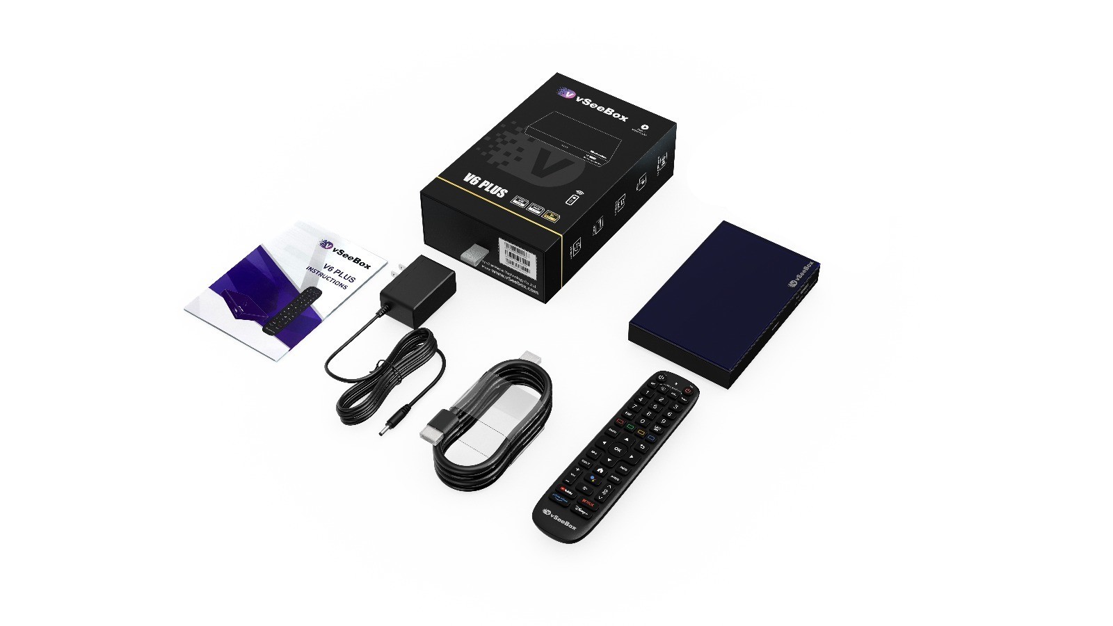 vSeeBox v6 plus Android 14 OS 2026 Model. AUTHORIZED DISTRIBUTOR