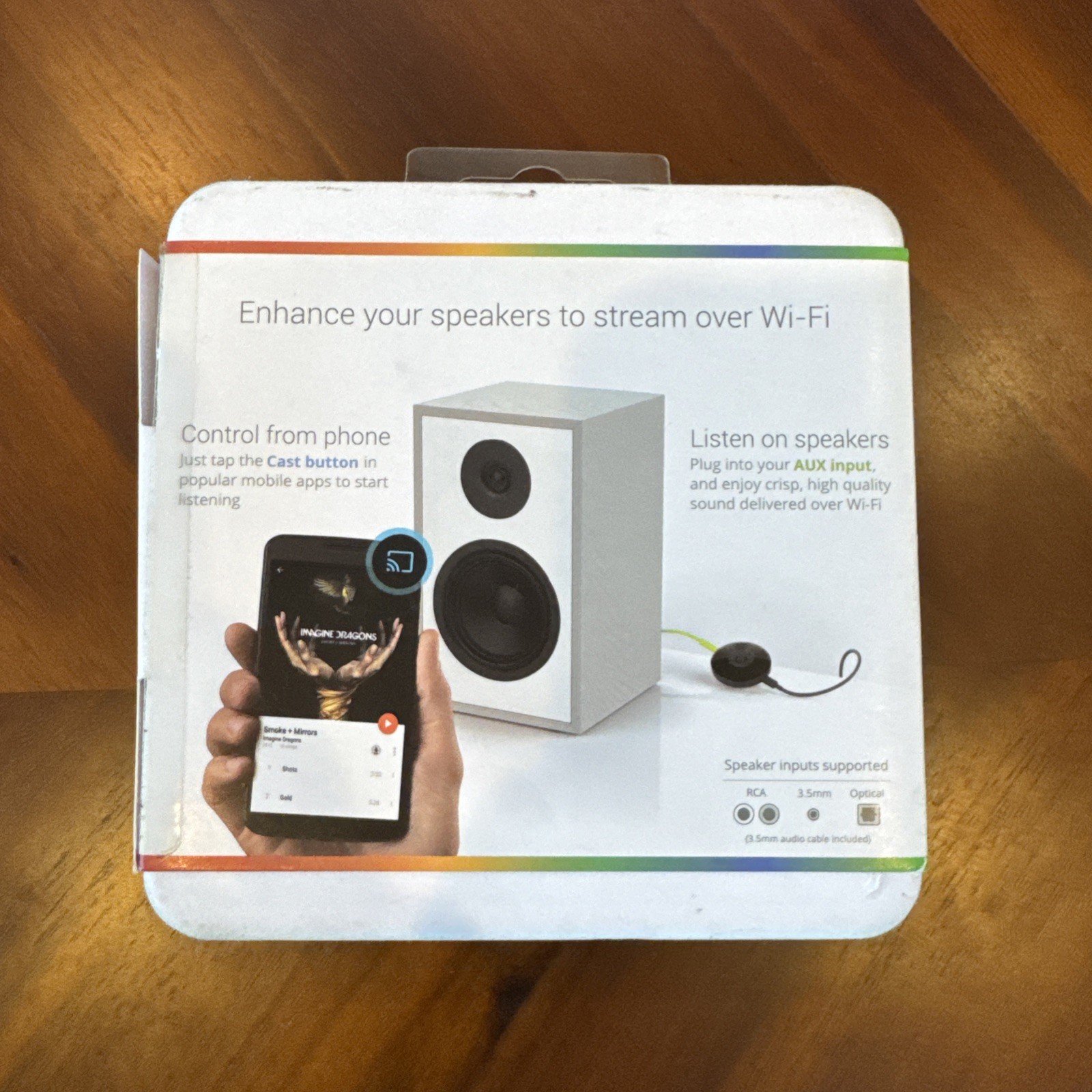 Google Chromecast Audio Media Streamer – RUX-J42 (Black)