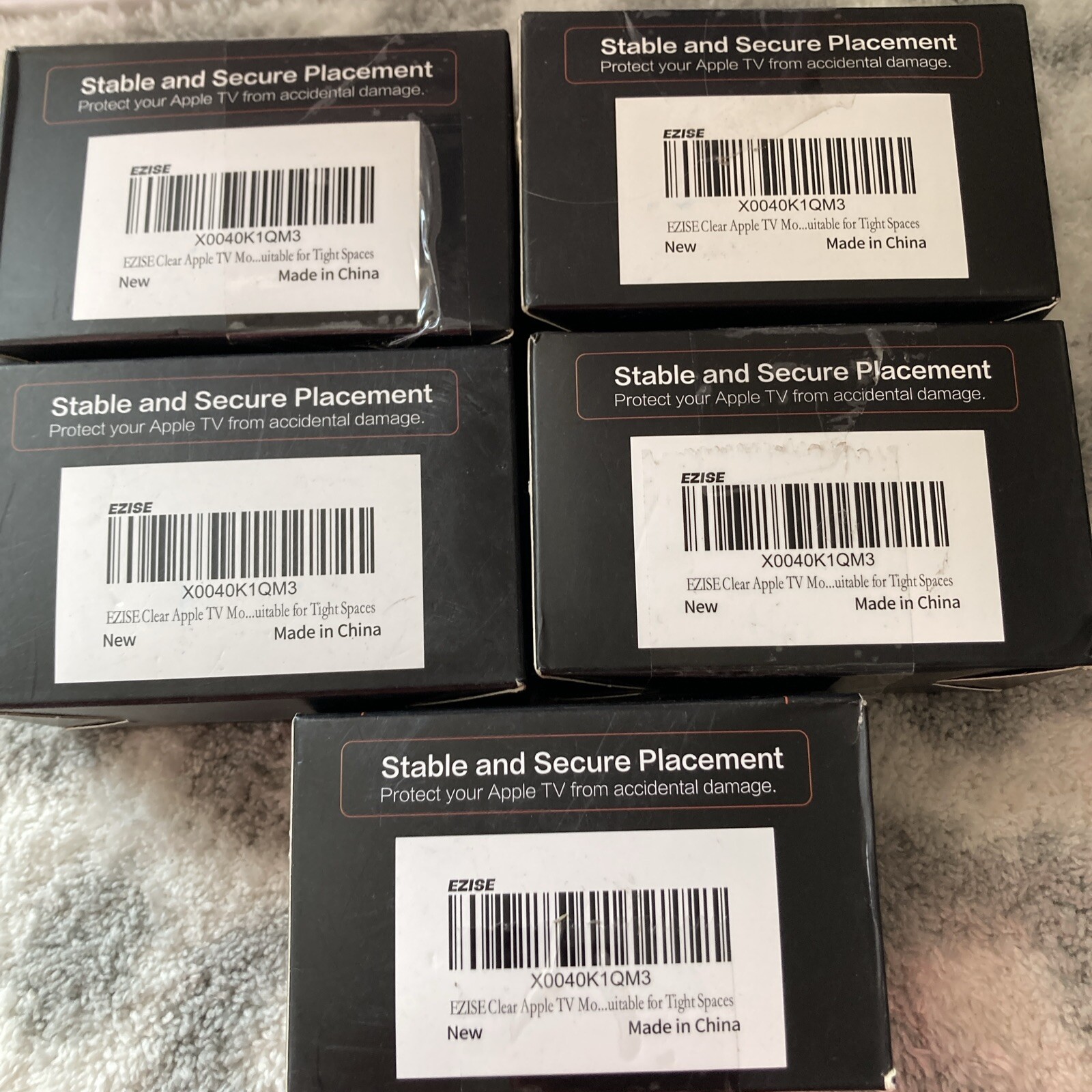 Apple TV Stand Box Protect Your Apple TV Lot Of 5