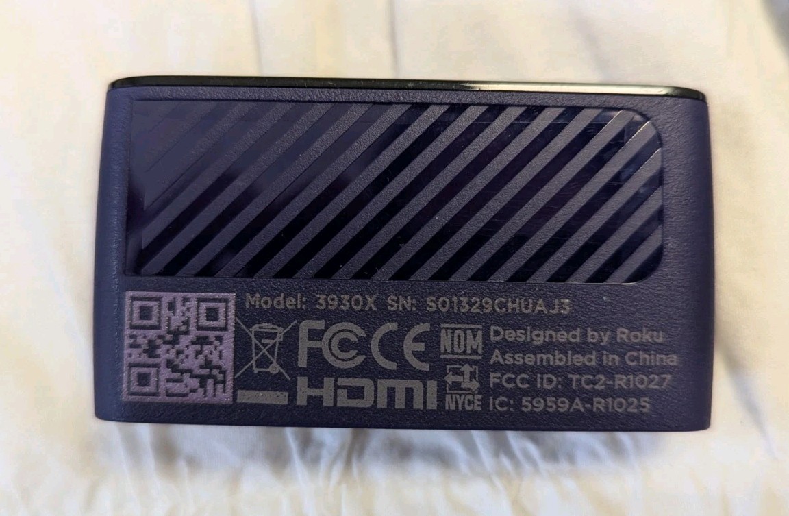 Roku Express 3930X HD Streaming Media Player w/ Remote, HDMI & USB Cable
