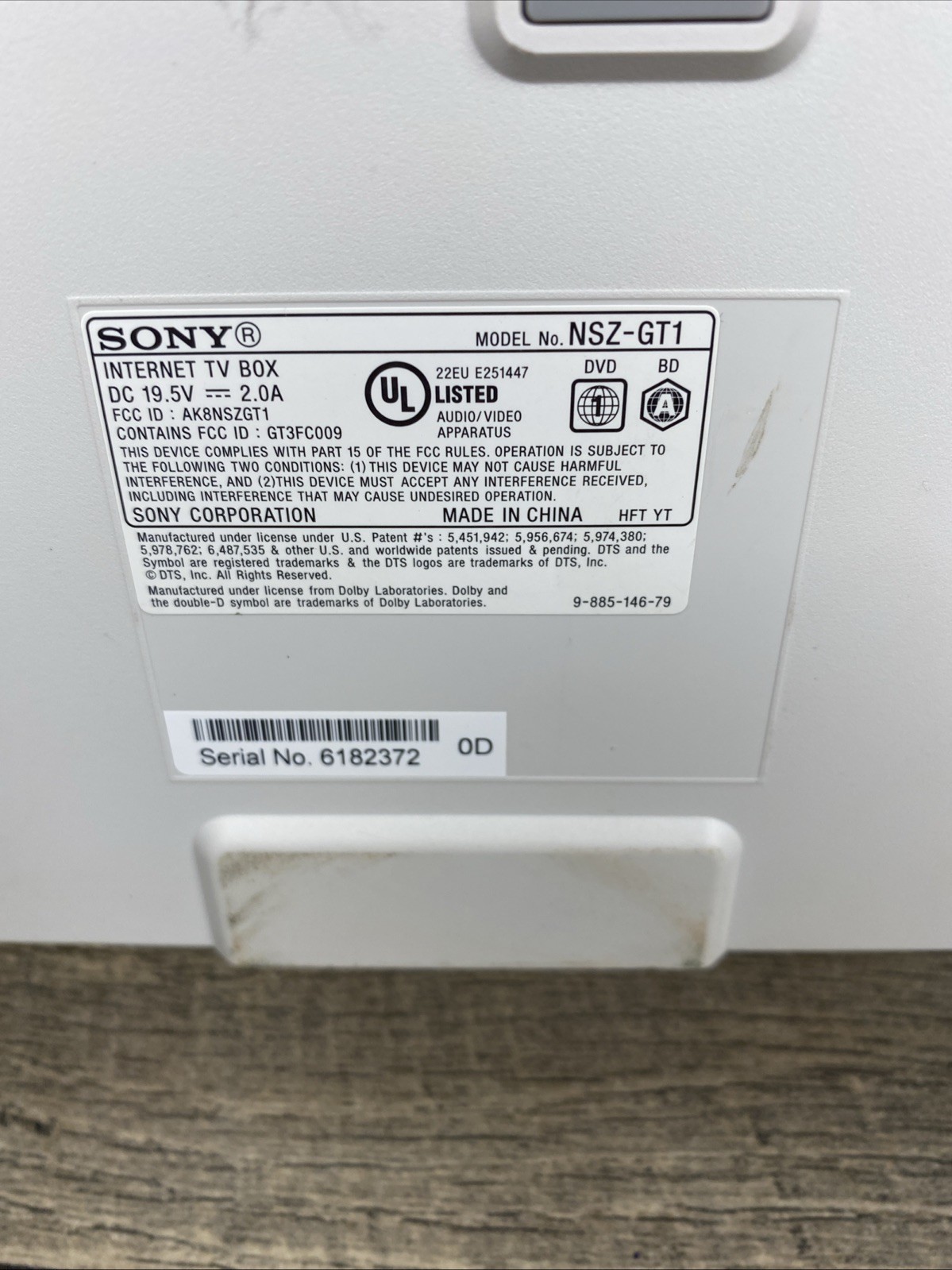 Sony 1080p Internet Google TV Box w/ Remote & Power Supply NSZ-GT1 Tested