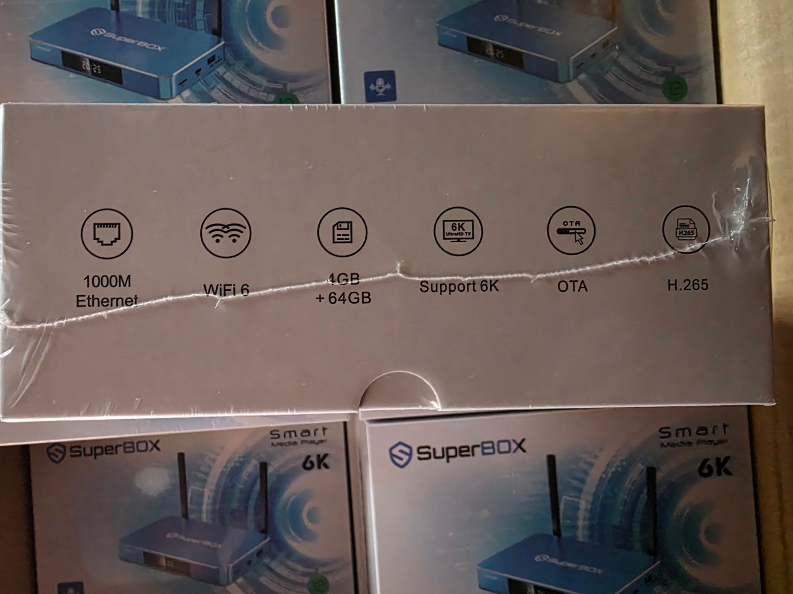 SuperBox S7 Max Android TV Box 6K UHD Streaming Media Player | Voice Remote WiFi