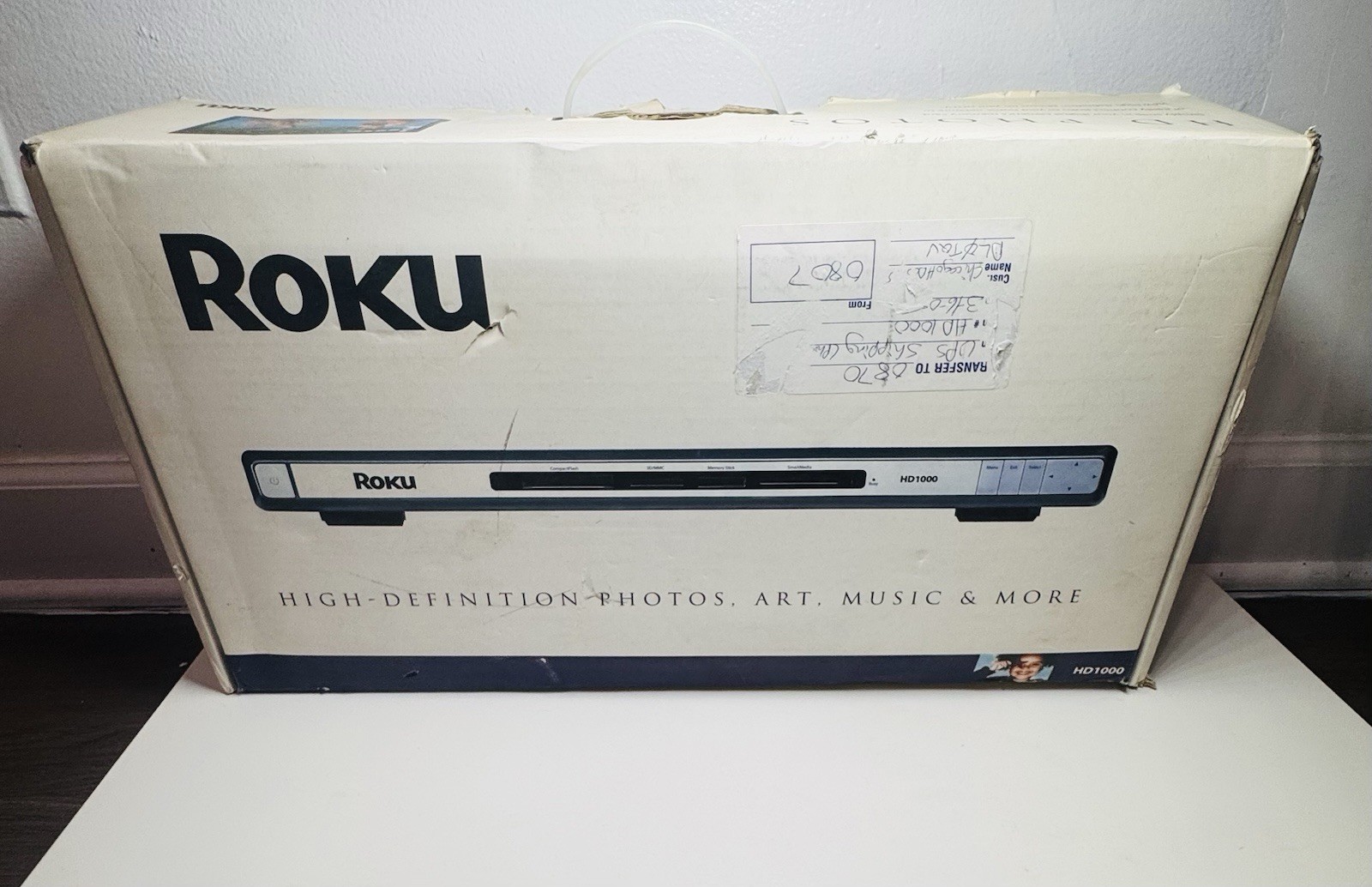 Vintage Roku HD1000 High Definition Media Player – Original Box & Manual