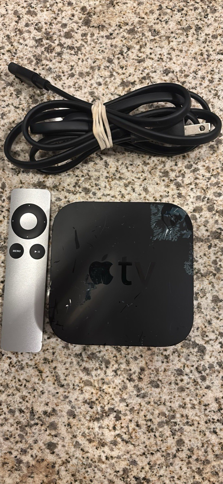 2010 Apple TV (2nd Gen) 8GB HD 720p Streaming AirPlay – A1378 w/ Remote