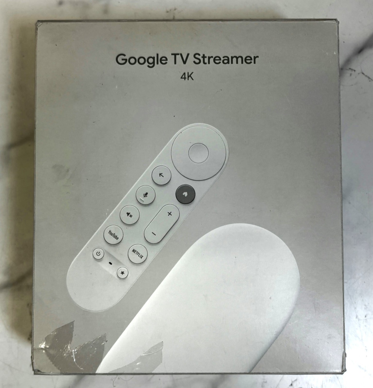 Google TV Streamer 4K – Porcelain – – Brand New – Open Box