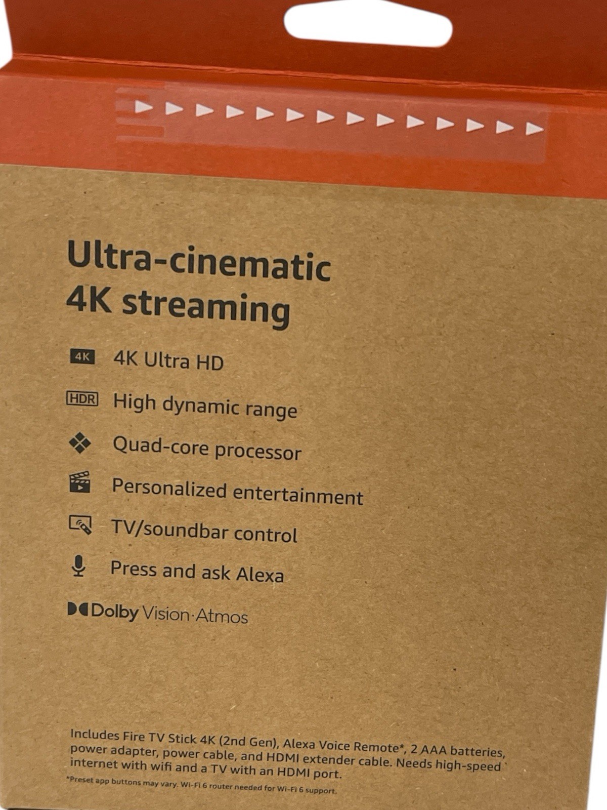 Amazon Fire TV Stick With Remote (Newest Model) 4K 8GB Wi-Fi 6 (GG)