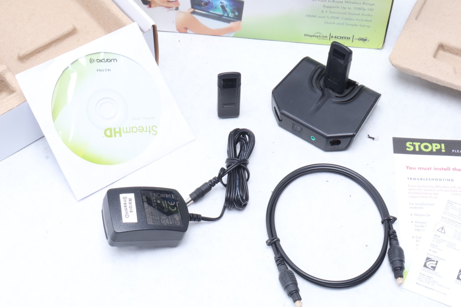 Warpia SWP120A Wireless Stream Media HD PC To TV Audio/Video