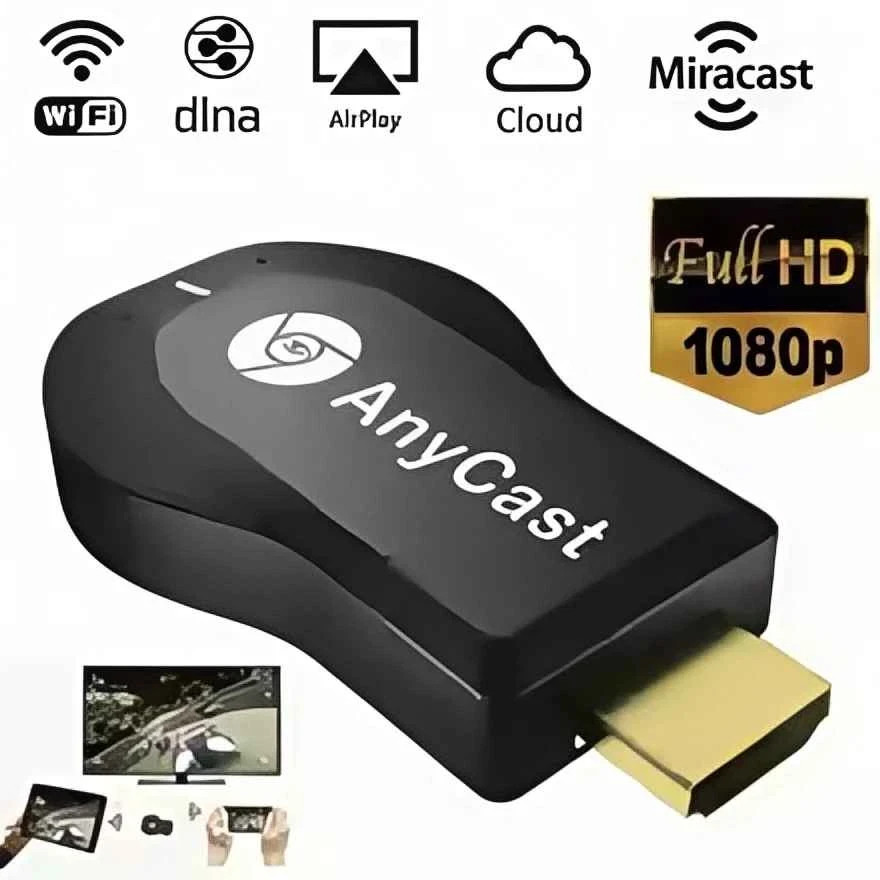 4K WiFi HDMI Anycast Miracast Airplay TV Wireless Display DLNA Dongle Adapter