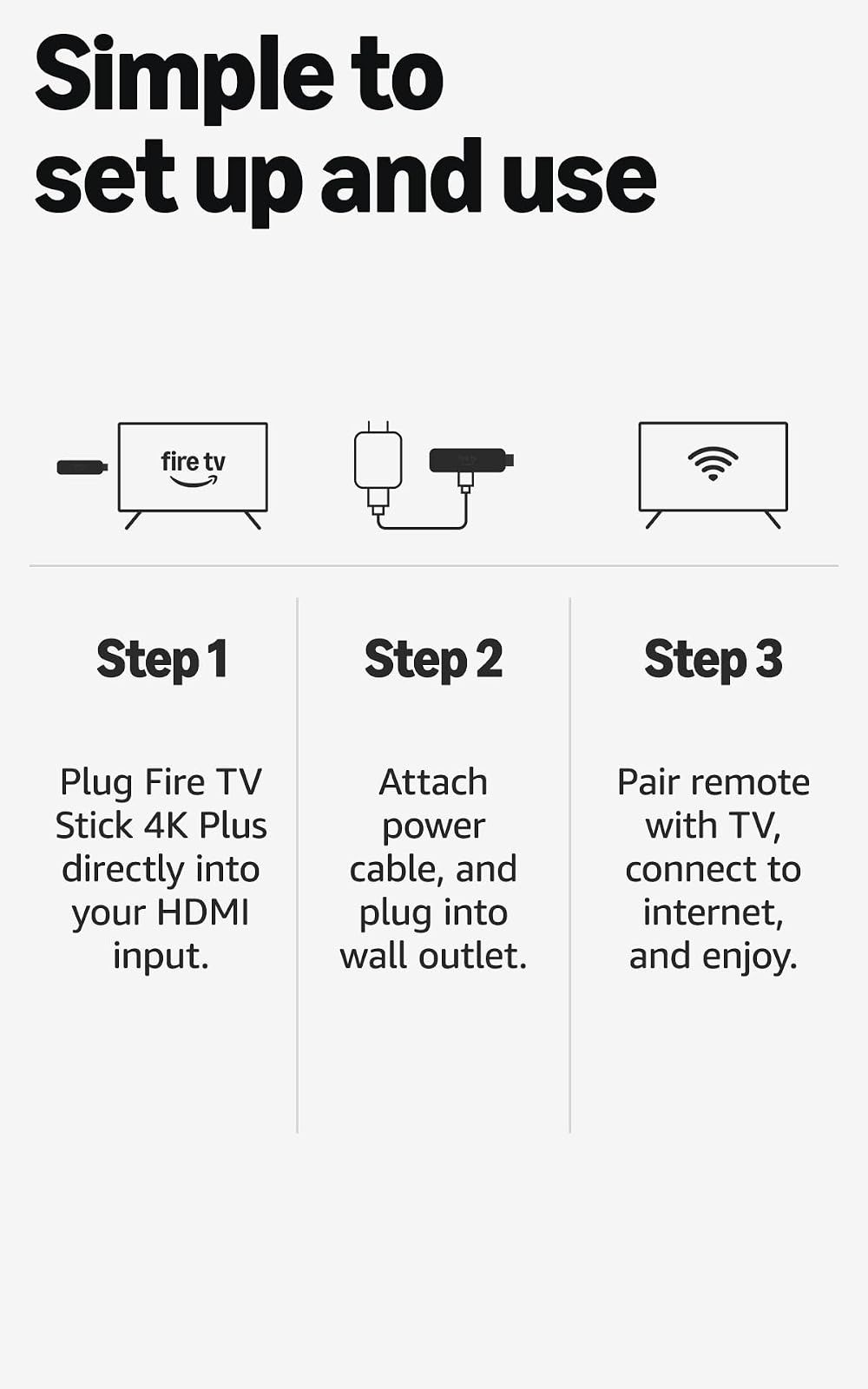 Amazon Fire TV Stick 4K Plus – 2026 Model, Wi-Fi 6, Alexa, 4K Streaming