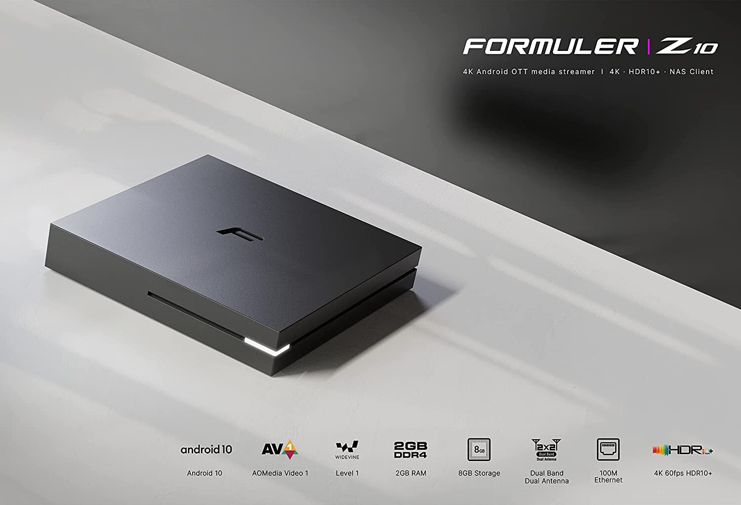 New Formuler Z10 Android 10 Dual Band 5G/2.4G WIFI 2GB Ram 8GB ROM 4K PLAYER